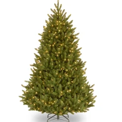 Hot National Tree Company 7.5 ft. Pre-Lit Natural Fraser Fir Tree with Clear Lights