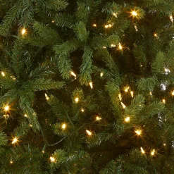 Best National Tree Company 8 ft. Pre-Lit Newberry Spruce Tree with PowerConnect Dual Color LED Lights