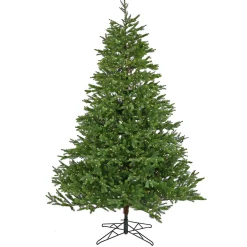 Sale National Tree Company 10 ft. Pre-lit Noble Fir Hinged Tree with Dual Color Lights