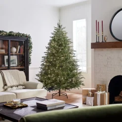 Hot National Tree Company 7.5 ft. Pre-Lit Nordic Spruce Medium Tree with Clear Lights