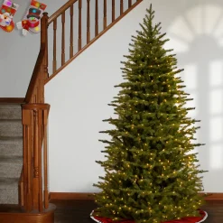 Best National Tree Company 6.5 ft. Pre-Lit Nordic Spruce Slim Tree with Clear Lights