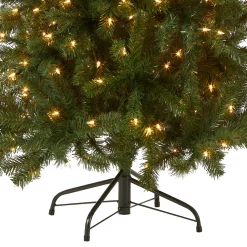 Outlet National Tree Company 5 ft. Pre-Lit North Valley Spruce Tree with Clear Lights