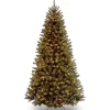 Discount National Tree Company 9 ft. Pre-Lit North Valley Spruce Tree with Clear Lights