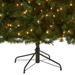 Online National Tree Company 6.5 ft. Pre-Lit North Valley Spruce Tree with Clear Lights