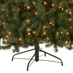 Best National Tree Company 7.5 ft. Pre-Lit North Valley Spruce Blue Tree with Clear Lights