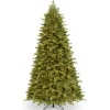 New National Tree Company 9 ft. Pre-Lit Princeton Fraser Fir with PowerConnect Dual Color LED Lights