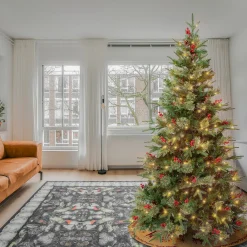 National Tree Company 6 ft. Pre-Lit Virginia Pine Mixed Tree with LED Lights