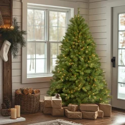 Best National Tree Company 6.5 ft. Pre-Lit Winchester Pine Tree with Clear Lights