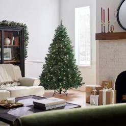 Best National Tree Company 6.5 ft. Pre-Lit Winchester Pine Tree with Clear Lights