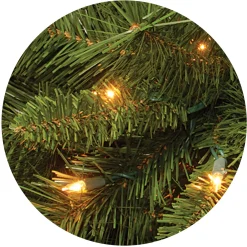 Online National Tree Company 7.5 ft. Pre-Lit Winchester Pine Tree with Multicolor Lights