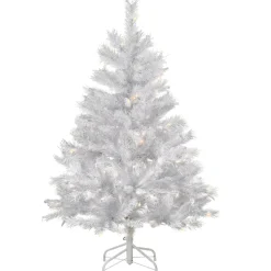Hot National Tree Company 4.5 ft. Pre-Lit Winchester White Pine Tree with Clear Lights