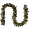 Clearance National Tree Company 9 ft. Pre-Lit Wintry Pine Garland with Clear Lights, Plug-In
