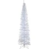 Clearance National Tree Company 7 ft. Tinsel Collection White Iridescent Tree