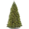 Hot National Tree Company 10 ft.Pre-Lit Dunhill Fir Tree with PowerConnect Dual Color LED Lights