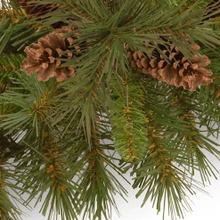 Online National Tree Company 3 ft.Pre-Lit Pine Cone Tree with LED Lights