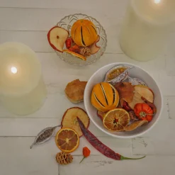New National Tree Company 6 in. 250 Gram Mixed Potpourri- Oranges, Sliced Red Apples, Chiles, Cones, and Jackarandas