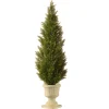 Online National Tree Company 60 in. Arborvitae Topiary Tree in Decorative Urn