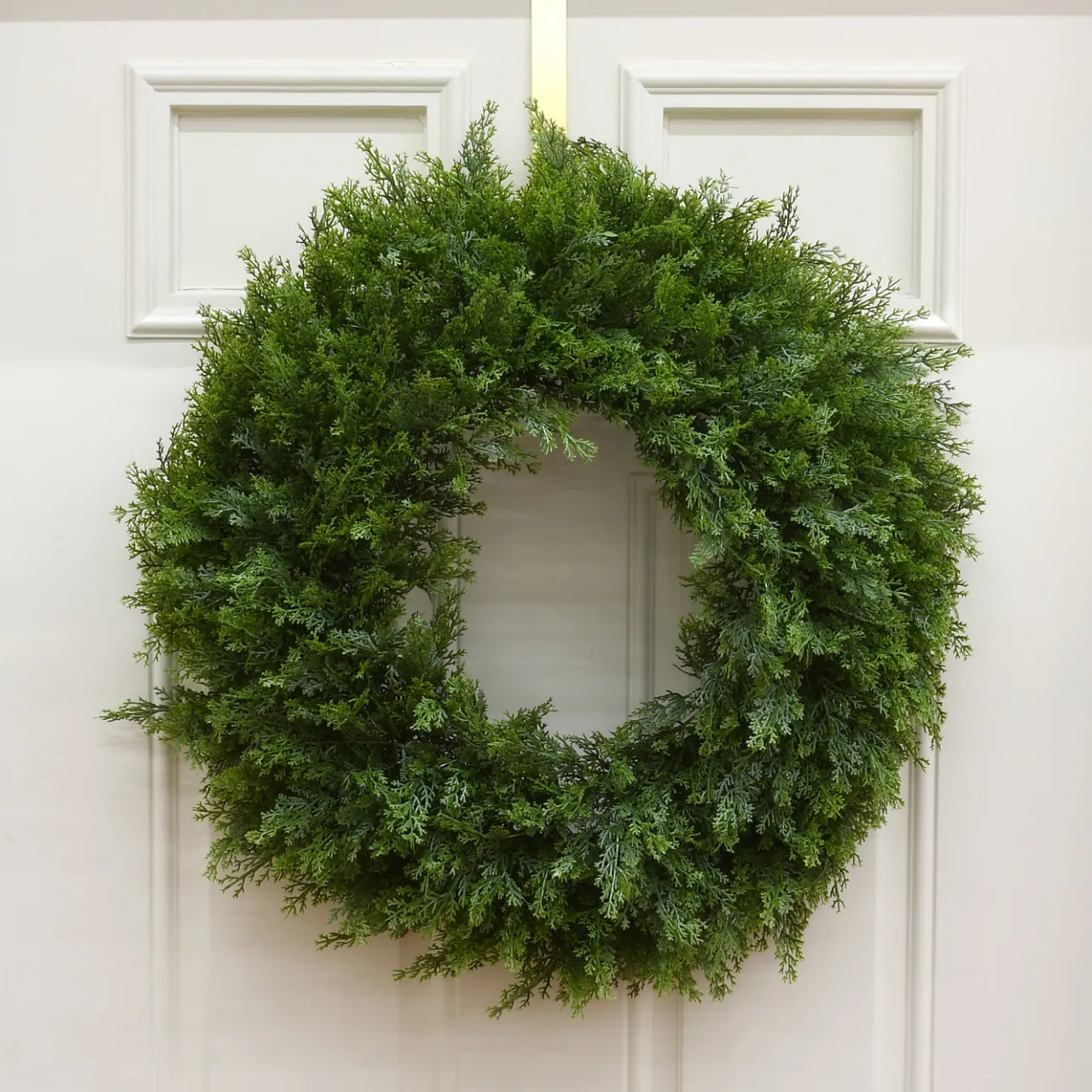 New National Tree Company 24 in. Arborvitae Wreath