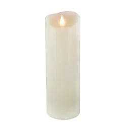 Online National Tree Company 3 in. by 9 in. HGTV Home Collection Flameless Heritage Pillar Candle, Ivory