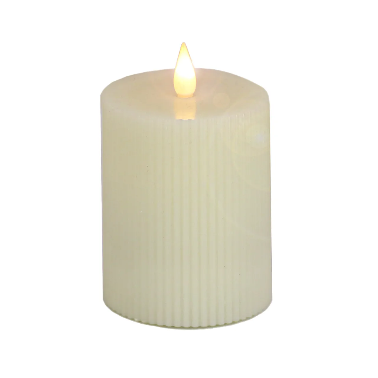 Hot National Tree Company 4 in. by 6 in. HGTV Home Collection Flameless Georgetown Pillar Candle, Ivory