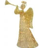 Hot National Tree Company 60 in. Champagne Angel Decoration with LED Lights