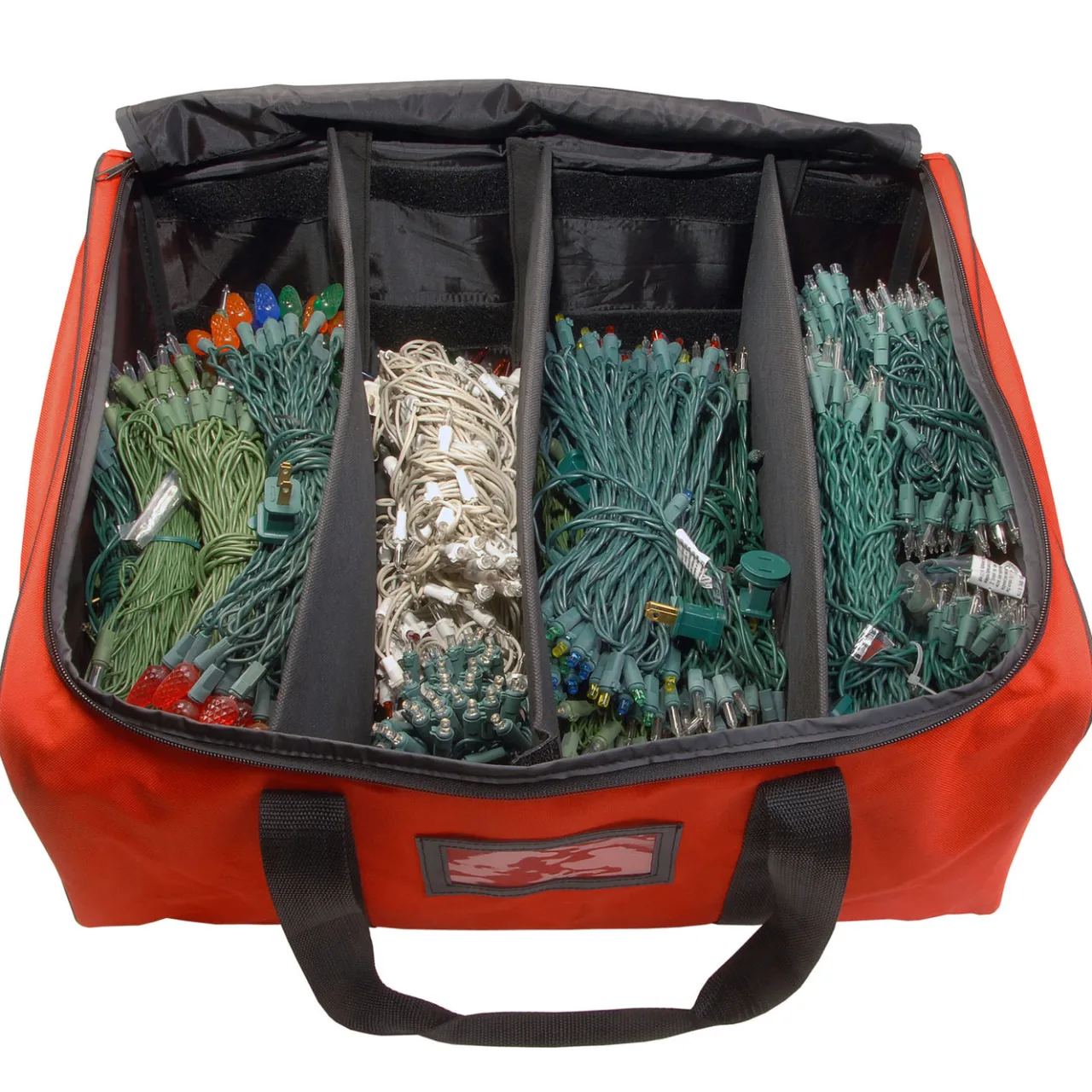 National Tree Company 20 in. Christmas Light String Storage Bag