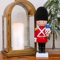 National Tree Company 11 in. Christmas Soldier with Gifts