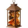 Sale National Tree Company 12 in. Decorative Fall Lantern with LED Lights