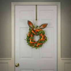 Online National Tree Company 16 in. Easter Wreath Decorated with Carrots and Leafy Greens