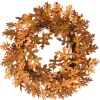 Discount National Tree Company 24 in. Fall Wreath with Acorns, Oak Leaves