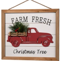 Clearance National Tree Company 12.5 in. Farm Fresh Wall Art