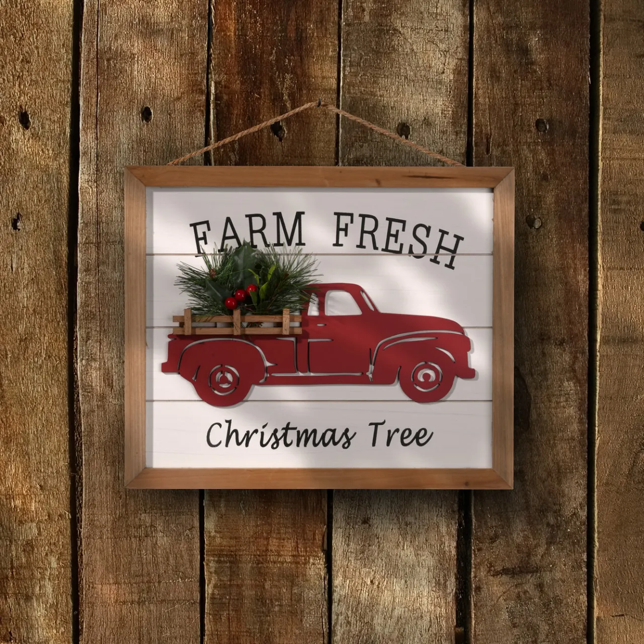 Clearance National Tree Company 12.5 in. Farm Fresh Wall Art