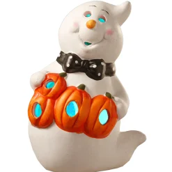 Sale National Tree Company 6 in. Halloween BOO Smiling Ghost Decoration with LED Lights