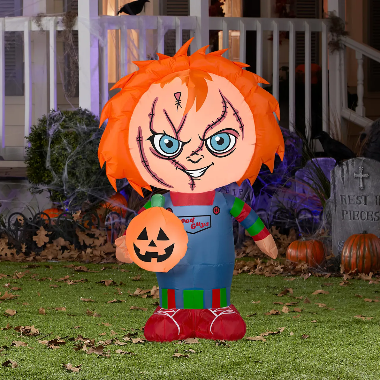 National Tree Company 42 in. Halloween Chucky Inflatable Decoration
