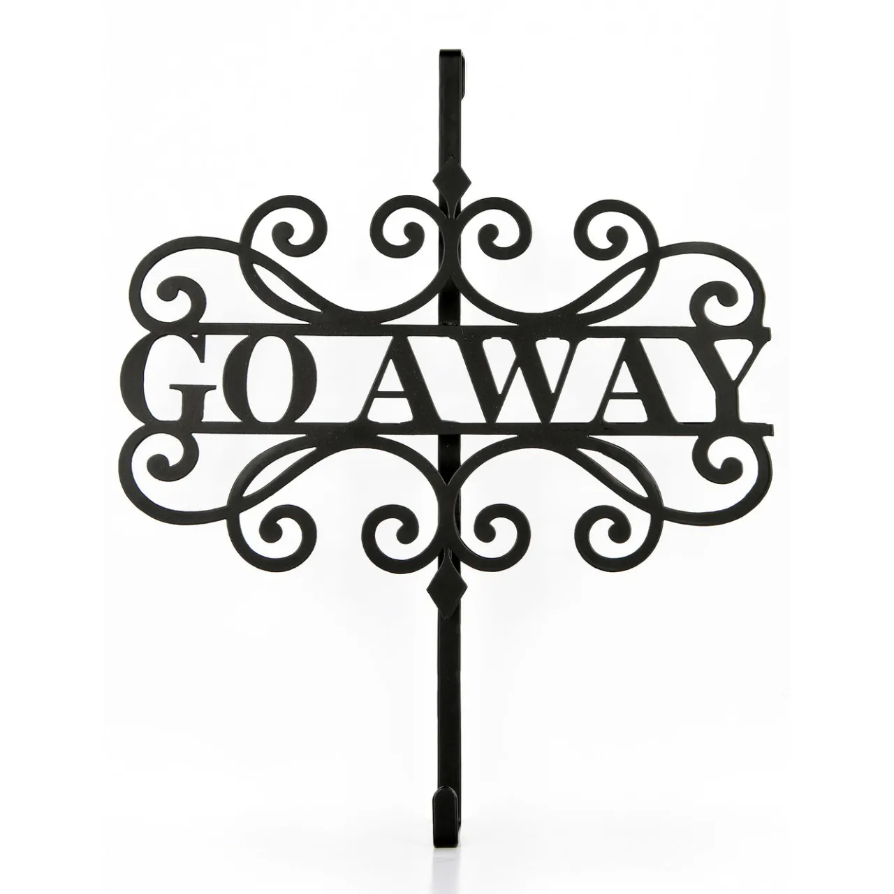 Clearance National Tree Company 17 in. Halloween Go Away Metal Wreath Hanger