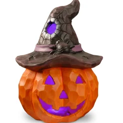 Hot National Tree Company 14 in. Halloween Jack O Lantern with LED Lights