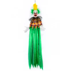 New National Tree Company 39 in. Halloween Pre-Lit Animated Scary Hanging Clown
