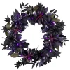 Discount National Tree Company 24 in. Halloween Scare in the Air Wreath with LED Lights