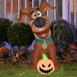 Clearance National Tree Company 42 in. Halloween Scooby Doo Inflatable Decoration