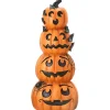 Online National Tree Company 39 in. Halloween Stacked Smiling Jack-O-Lanterns Decoration