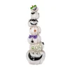 Online National Tree Company 47 in. Halloween Stacked White Jack-O-Lanterns Decoration