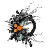 Online National Tree Company 20 in. Halloween Wreath with Pumpkins and LED Lights