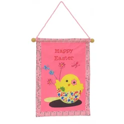 Best National Tree Company 18 in. Happy Easter Hanging Banner Decoration