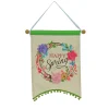 National Tree Company 18 in. Happy Spring Hanging Banner Decoration