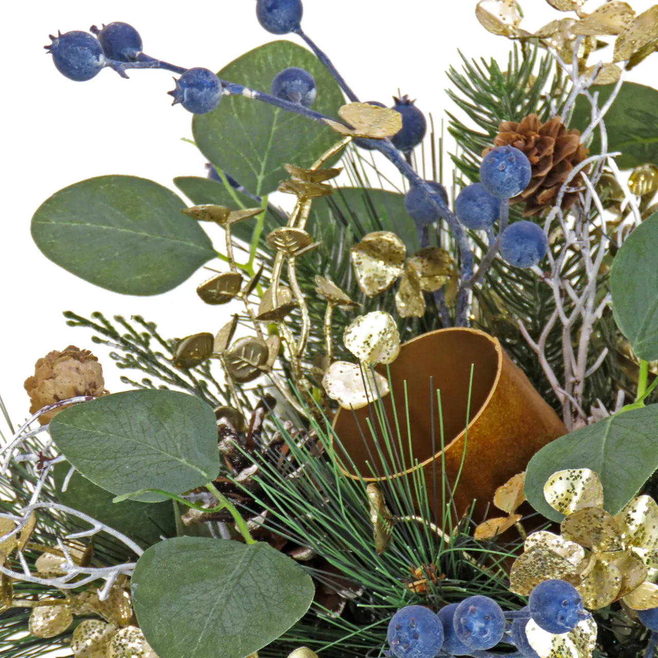 New National Tree Company 17 in. HGTV Home Collection Swiss Chic Arrangement
