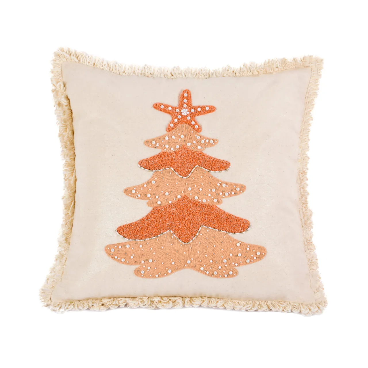Hot National Tree Company 18 in. HGTV Home Collection Coastal Christmas Pillow