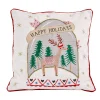 Discount National Tree Company 18 in. HGTV Home Collection Snow Globe Christmas Pillow