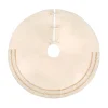 Best National Tree Company 52 in. HGTV Home Collection Fringe Detail Tree Skirt, Off White
