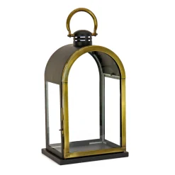 Discount National Tree Company 22 in. HGTV Home Collection Antique Bronze Dome Lantern, Large