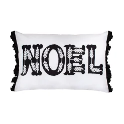 New National Tree Company 22 in. HGTV Home Collection Embroidered NOEL Christmas Pillow